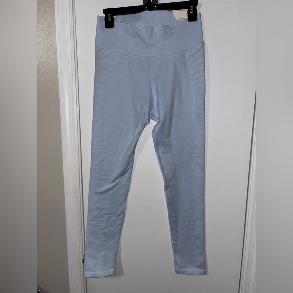Offline by Aerie Blue seamless leggings 7/8 large NWT